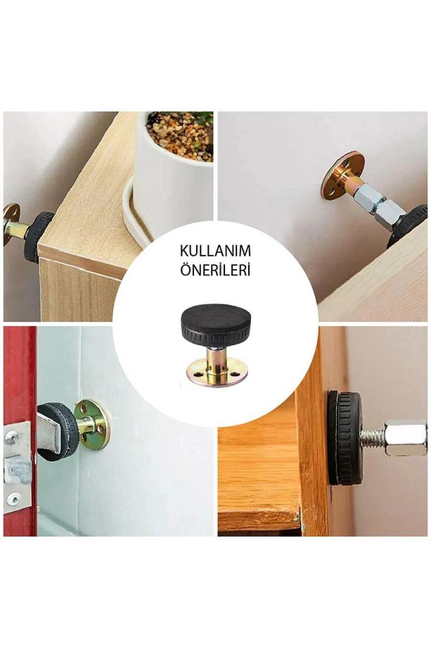 Yatak Baza Başlık Sabitleme Aparatı Ses Titreşim Önleyici Eşya Sabitleme 2 Adet (3,3-4,3 CM) - 5