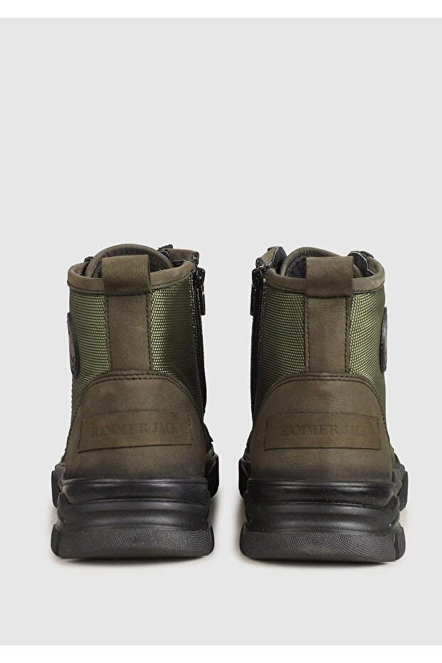 10221452m Niva Haki Deri Erkek Bot - 4