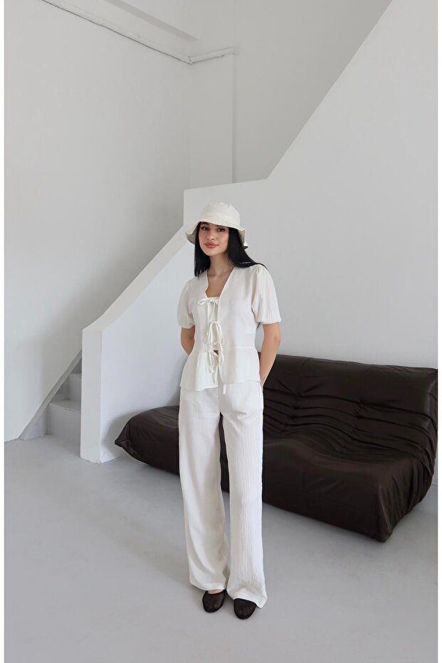 Double Set with Drawstring Tie - 6