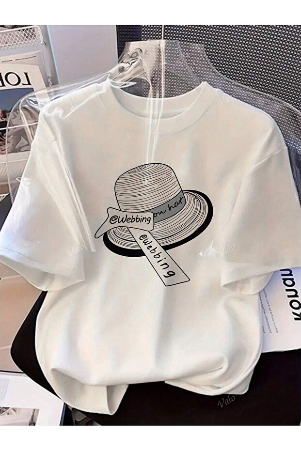 Oversized Short-Sleeve Printed T-Shirt