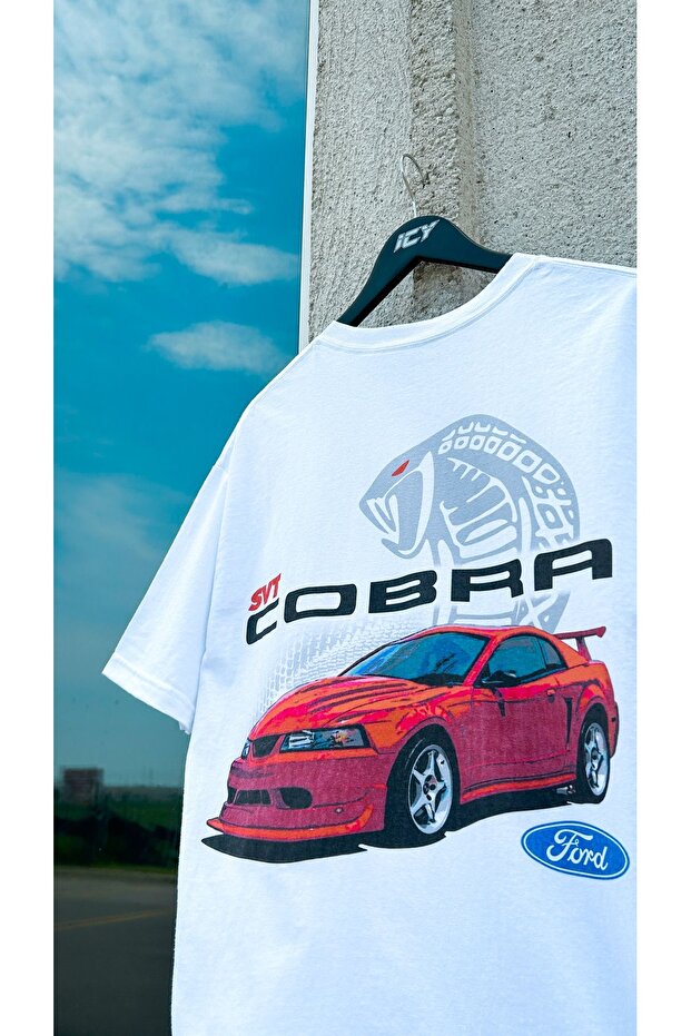 Oversize Cut Short Sleeve Printed T-Shirt