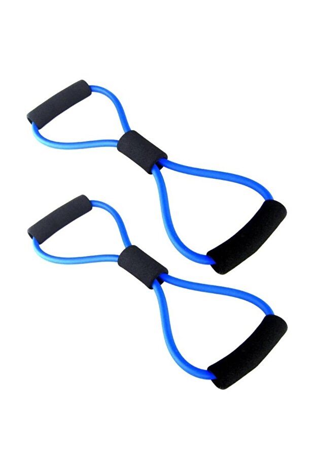 (2 Pcs) Exercise Sport Plates Resistance Band Pilates Rope Gymnastics Rubber