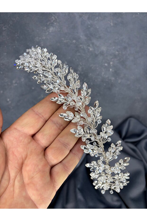 Laurel Bridal Crown Hair and Turban Accessory