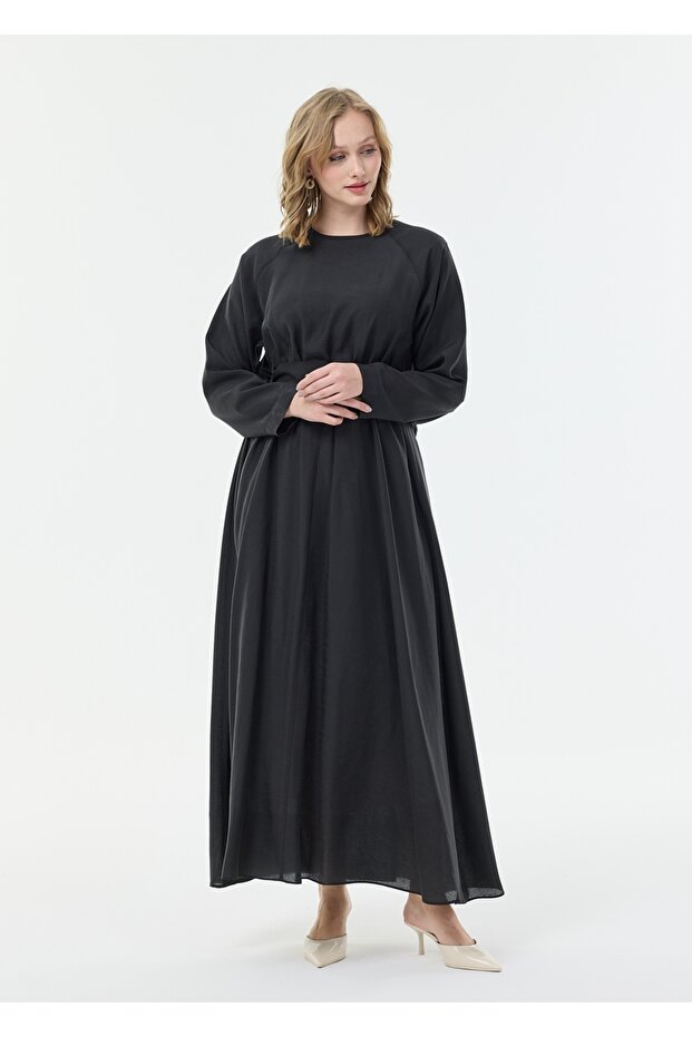 Reglan Kol Kloş Elbise - 4