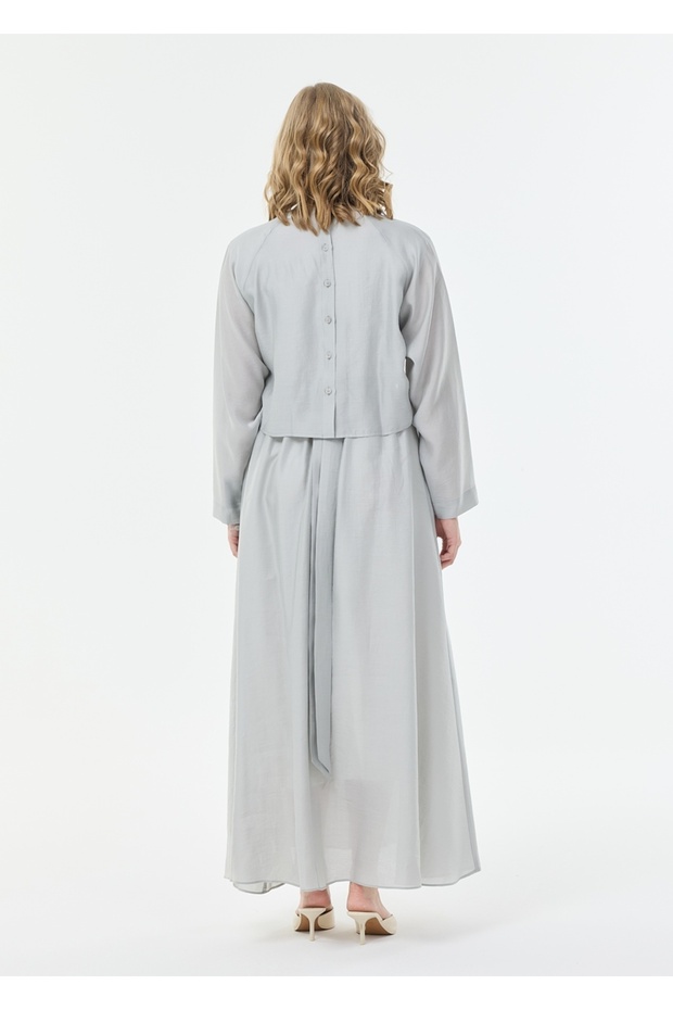 Reglan Kol Kloş Elbise - 2