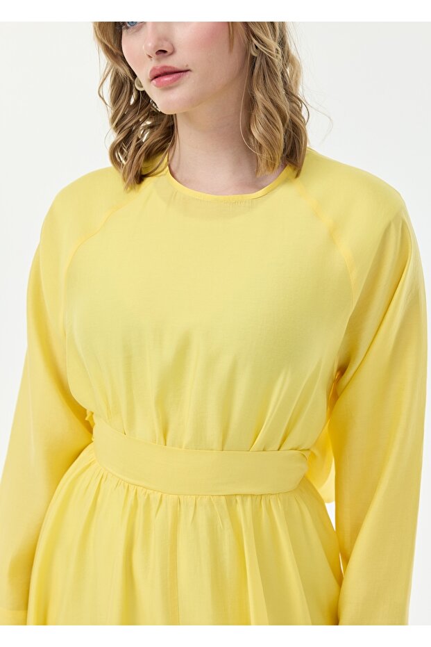 Reglan Kol Kloş Elbise - 7