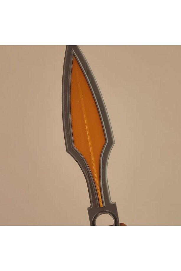 Scorpion’s Kunai Bıçağı – Mortal Kombat 1 – 3D Baskı 20 cm Dekoratif Oyuncak (1 Adet)-Dekor Plastik - 4