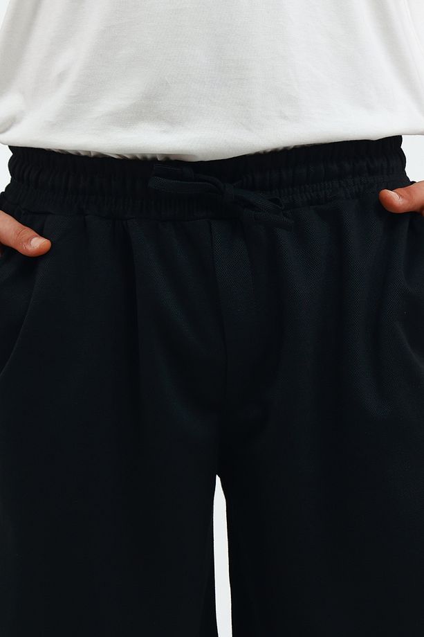 Capsule Kadın Comfort Regular Pike Kumaş Duble Paça Bermuda Şort - 5
