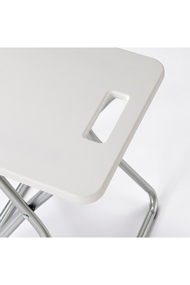 مقعد قابل للطي, أبيض - 4