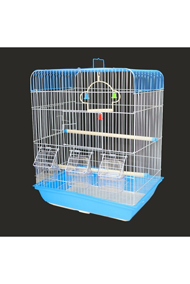 Metal Bird Cage with Rectangular Edges - 3