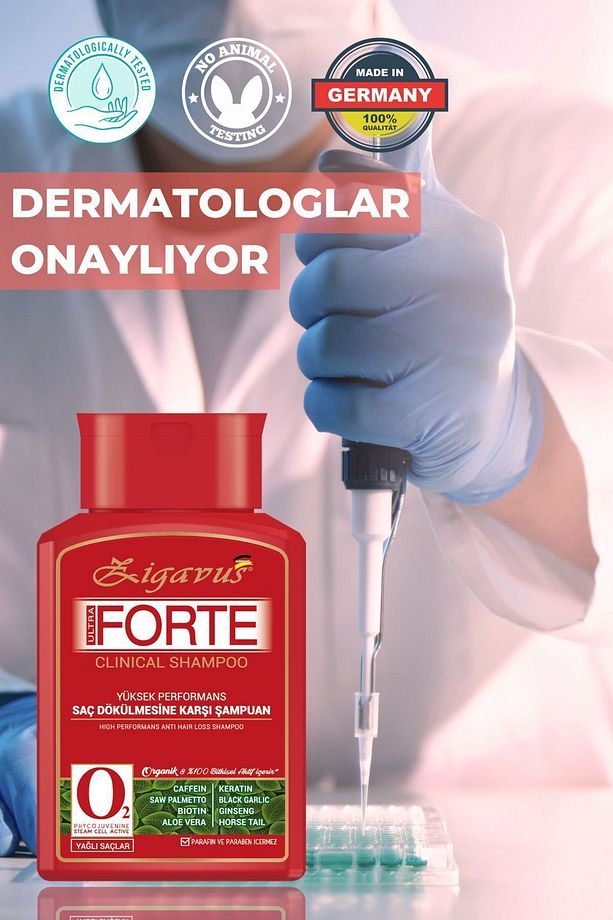 Forte Ultra Clinical Yağlı Saçlar İçin Şampuan 220 x 2 ml - 7