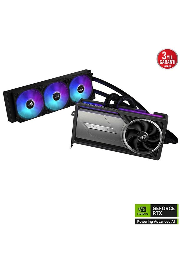 Rog Astral Lc Geforce Rtx 5090 32gb Oc Edition Dlss 4 512 Bit Gddr7 Sıvı Soğutmalı Ekran Kartı - 2