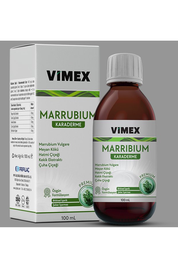 Marrubium Karaderme 100 ml - Licorice, Marshmallow, Thyme, Cumin, Marribium
