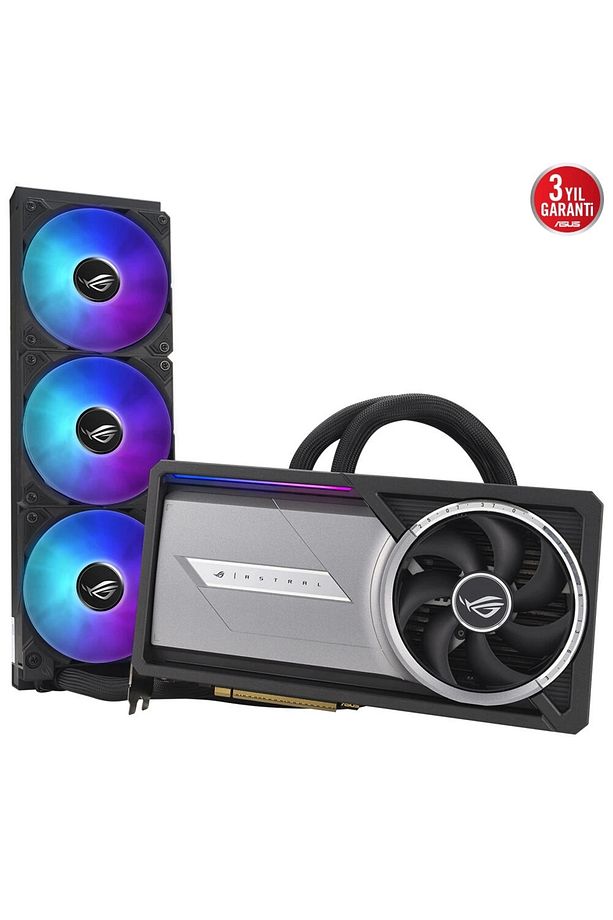 Rog Astral Lc Geforce Rtx 5090 32gb Oc Edition Dlss 4 512 Bit Gddr7 Sıvı Soğutmalı Ekran Kartı - 4