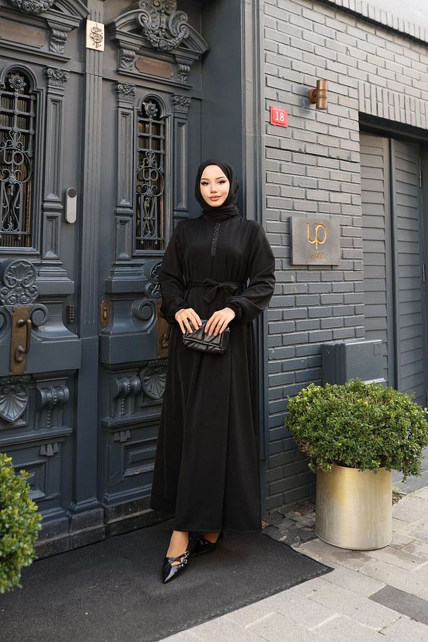 Krep Kumaş Elbise - 2
