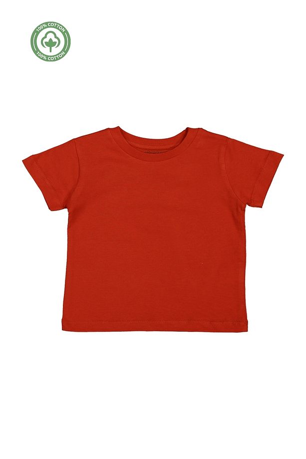 Kız Erkek Çocuk Basic Kısa Kollu Tişört - Çocuk Giyim - 1
