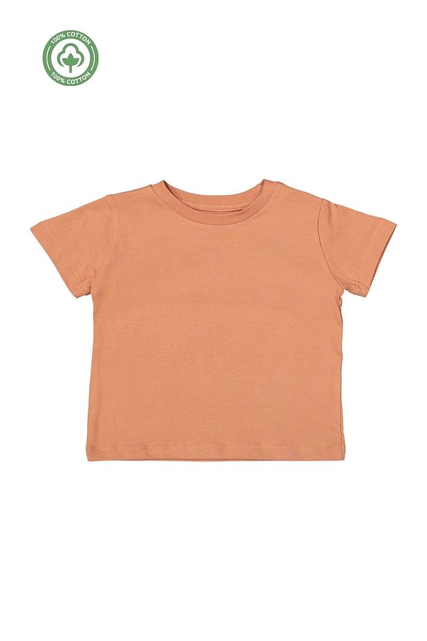 Kız Erkek Çocuk Basic Kısa Kollu Tişört - Çocuk Giyim - 1