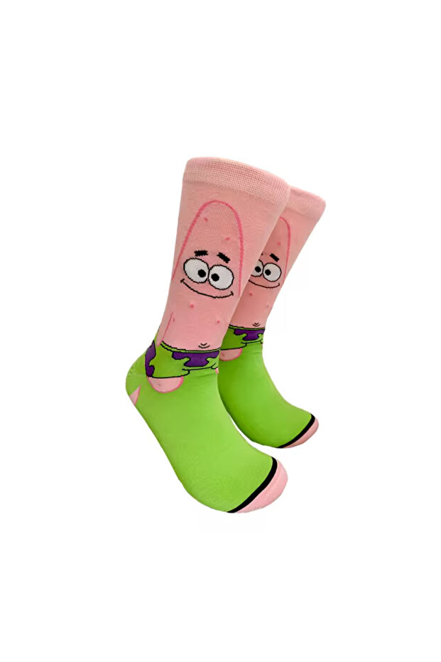 شرابات ملونة بنقشة الكرز Cherry Pattern Socks - 1