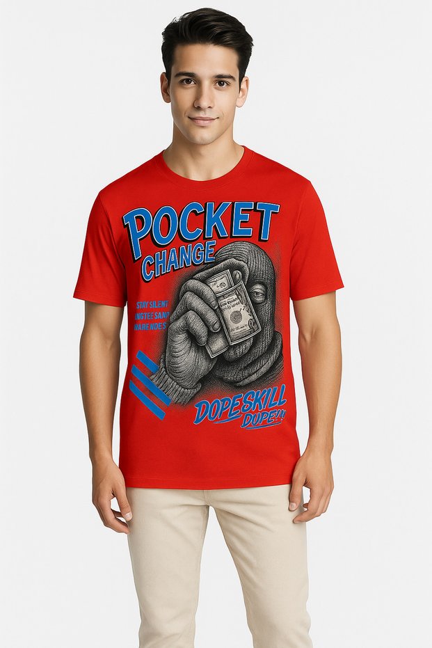 Casual 100% Cotton Short Sleeve T-Shirt for Men, Stylish Streetwear Printed