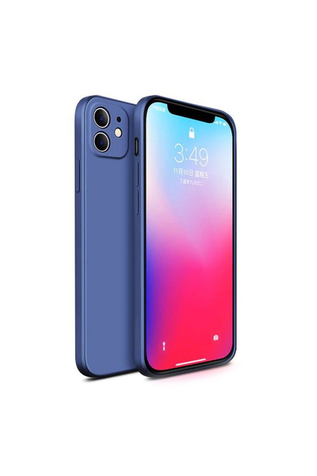 Soft Silicone Case, Microfiber Interior, Compatible with iPhone 7/8, Blue