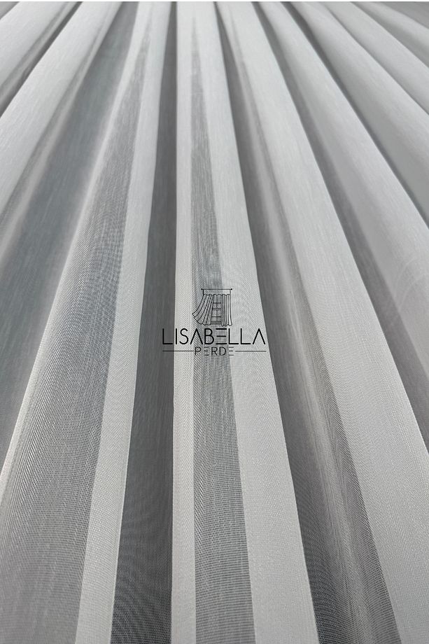 ttm Tül Perde Yumuşak Döküm, Asil Duruşlu, Hayal Gibi Şıklık. (1x2.5 Pile dikişli) - 6