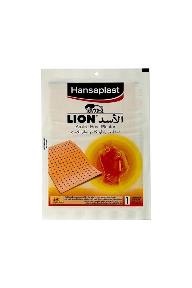 LION ARNICA HEAT PLASTER 1S 12X18CM
