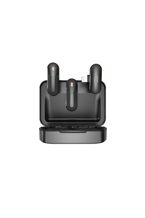 NT-0T09 Lightning Duo Wireless Mini Kablosuz Yaka Mikrofonu - 1