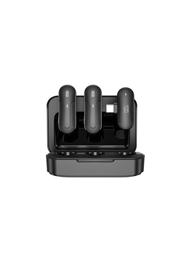 NT-0T08 Type-C Duo Wireless Mini Kablosuz Yaka Mikrofonu - 3