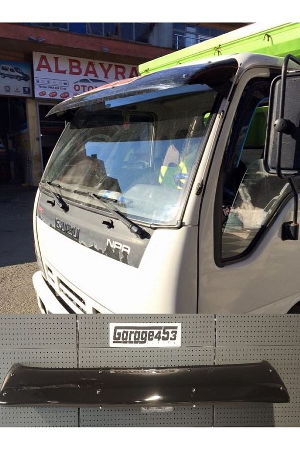 İSUZU NPR ŞAMPİYON NKR WIDE NQR ÖN CAM GÜNEŞLİĞİ MİKA PARLAK SİYAH Garage453 - 3