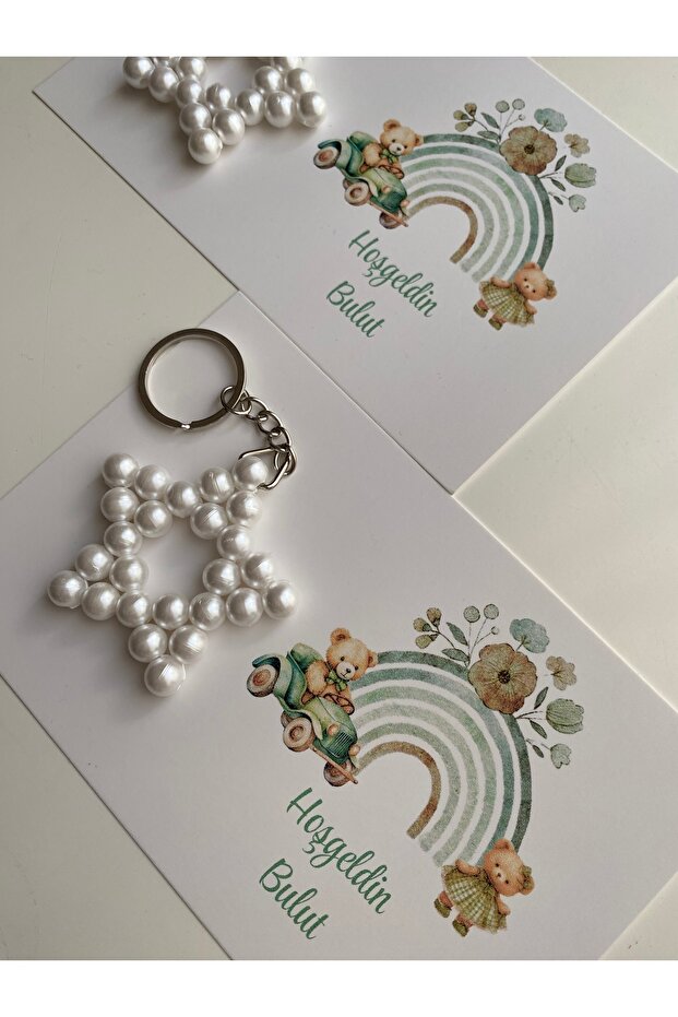 40 سلسلة مفاتيح على شكل نجمة هدية - 2