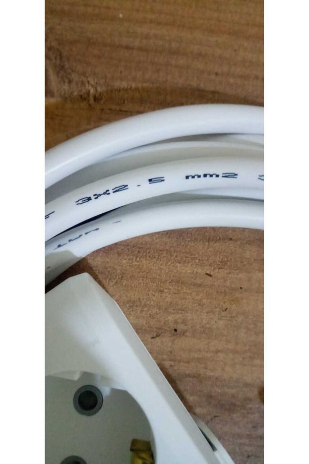 5 Metre ve 3 Metre 3 lü 3x2.5 mm 2 adet ELEKTRKLİ ISITICI Uzatma Kablosu - 3