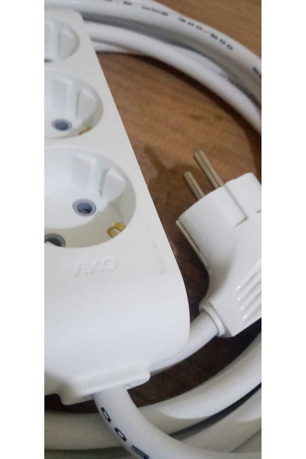 5 Metre ve 3 Metre 3 lü 3x2.5 mm 2 adet ELEKTRKLİ ISITICI Uzatma Kablosu - 2