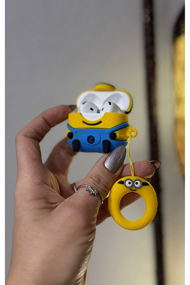 حافظة Airpods Airpods من الجيل الرابع حافظة سماعة أذن بنمط مجسم حافظة سماعة بلوتوث - 4