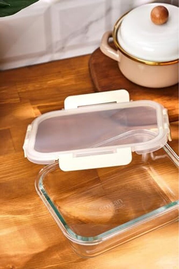 Snshop Soft 1050 ml Borosilicate Storage Container 467437 - 3