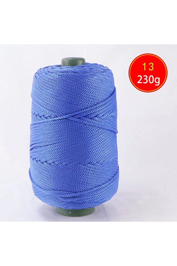 13 Treasure Blue 225g Lightweight Ice Silk Thread Handcrafted for Summer Cool Hats, Sun Hats, Storag