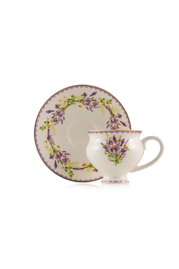 LCW HOME Karışık Çiçek Baskılı 2 Kişilik Kahve Fincan Takımı 90 ml - 5