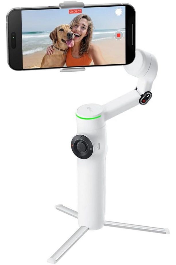 Flow 2 Pro Gri - Katlanabilir AI Telefon Gimbal - 3