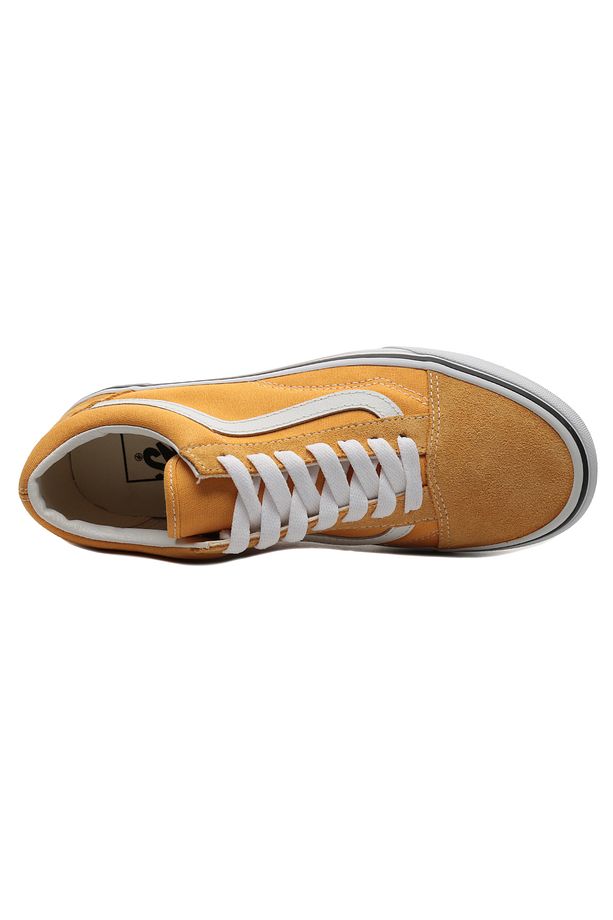 0005UFLSV1-R Vans Old Skool Spor Ayakkabı Sarı - 5