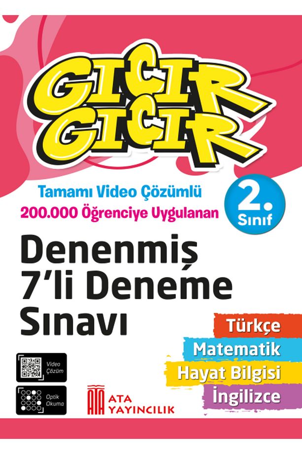 2.Sınıf Yüzde Yüz Yeni Nesil Türkçe Max + Math Max Soru Bankası + Gıcır Gıcır Denenmiş 7 li Deneme - 2