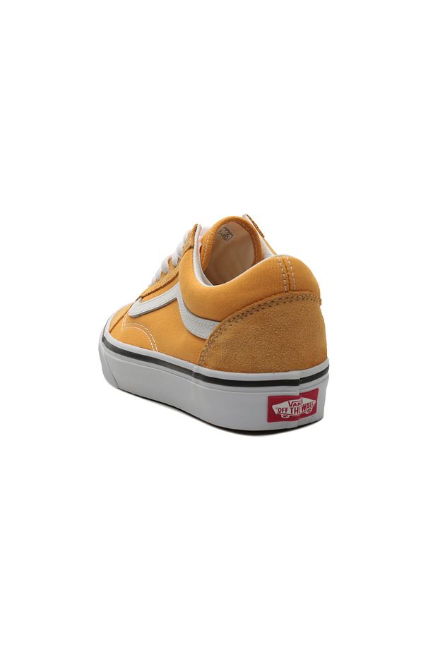0005UFLSV1-R Vans Old Skool Spor Ayakkabı Sarı - 3