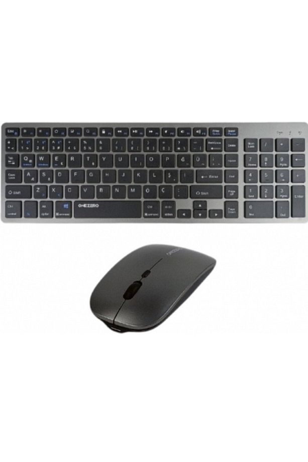 Mac Uyumlu Wireless Klavye Mouse Set – Şık, Sessiz Ve Kablosuz Konfor - 1