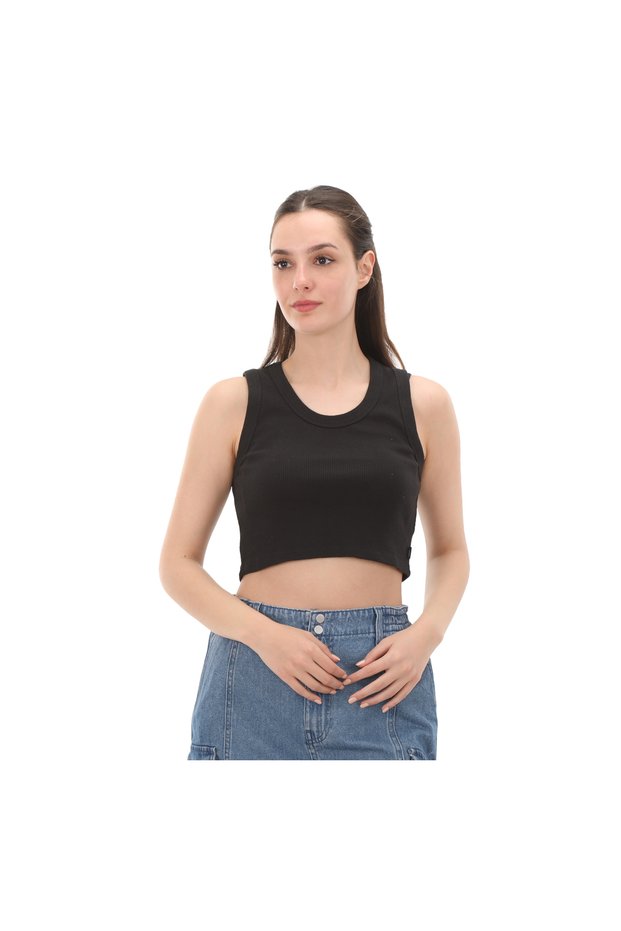 000G3Jblk1-R Drew Rib Tank Women's T-Shirt Black