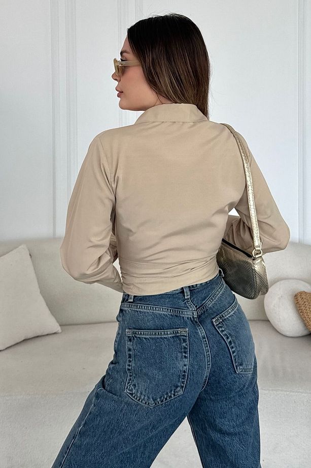 Lüx Kalite Bağlamalı Poplin Gömlek BB0250 - 2