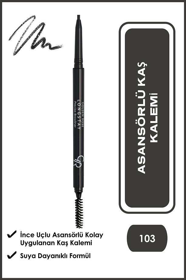Longstay Precise Browliner 103 Asansörlü Kaş Kalemi 0,09 g - 1