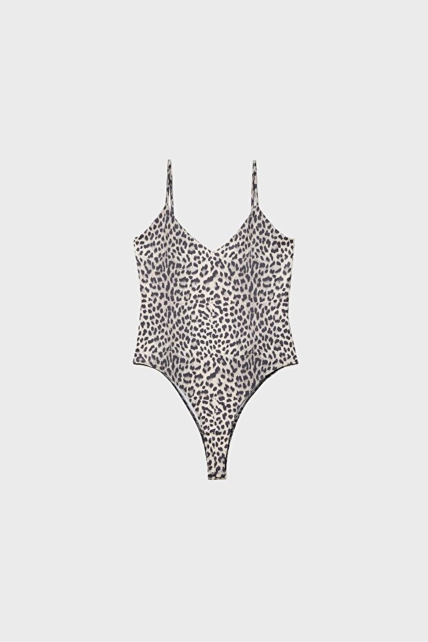Leopar askılı basic body - 6