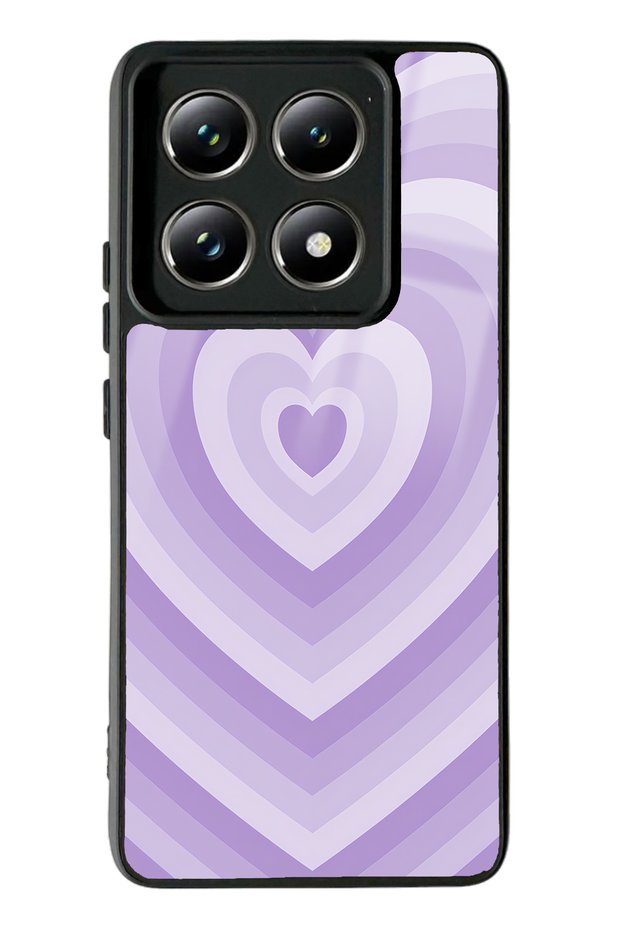 Xiaomi Mi 14 t Pro Lilac Heart Design Glossy Phone Case