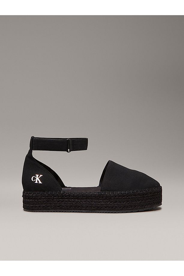 Canvas Platform Espadrilles - 1