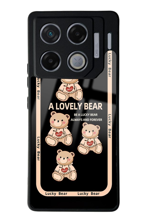 Infinix Gt 20 Pro Glossy Phone Case with Lucky Bear Design