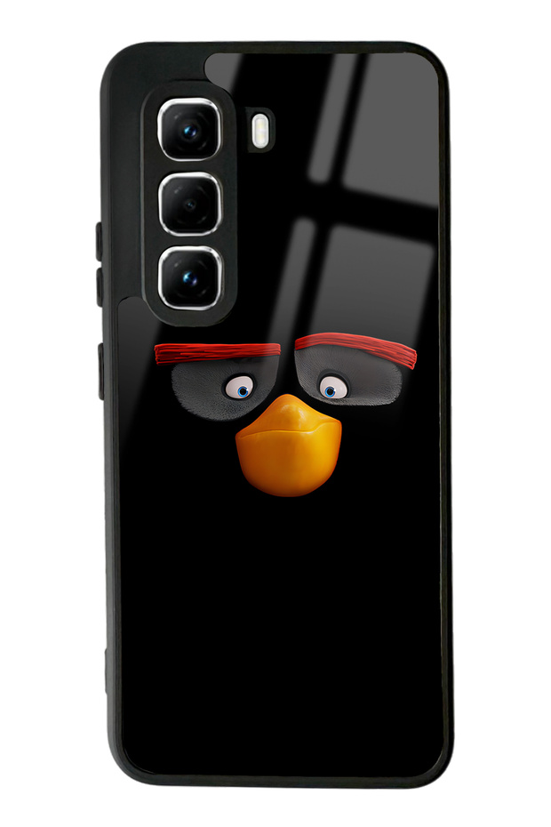Infinix Hot 50 Pro Black Design Glossy Phone Case