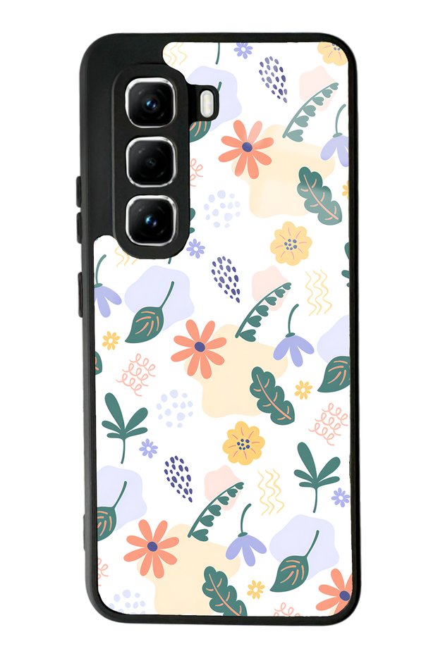 Infinix Hot 50 Pro Glossy Phone Case with Tiny Flowers Design